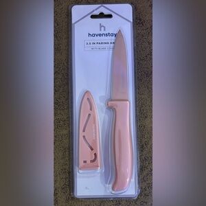 HavenStay Rose Gold Kitchen Paring Knife with Sheath - NEW